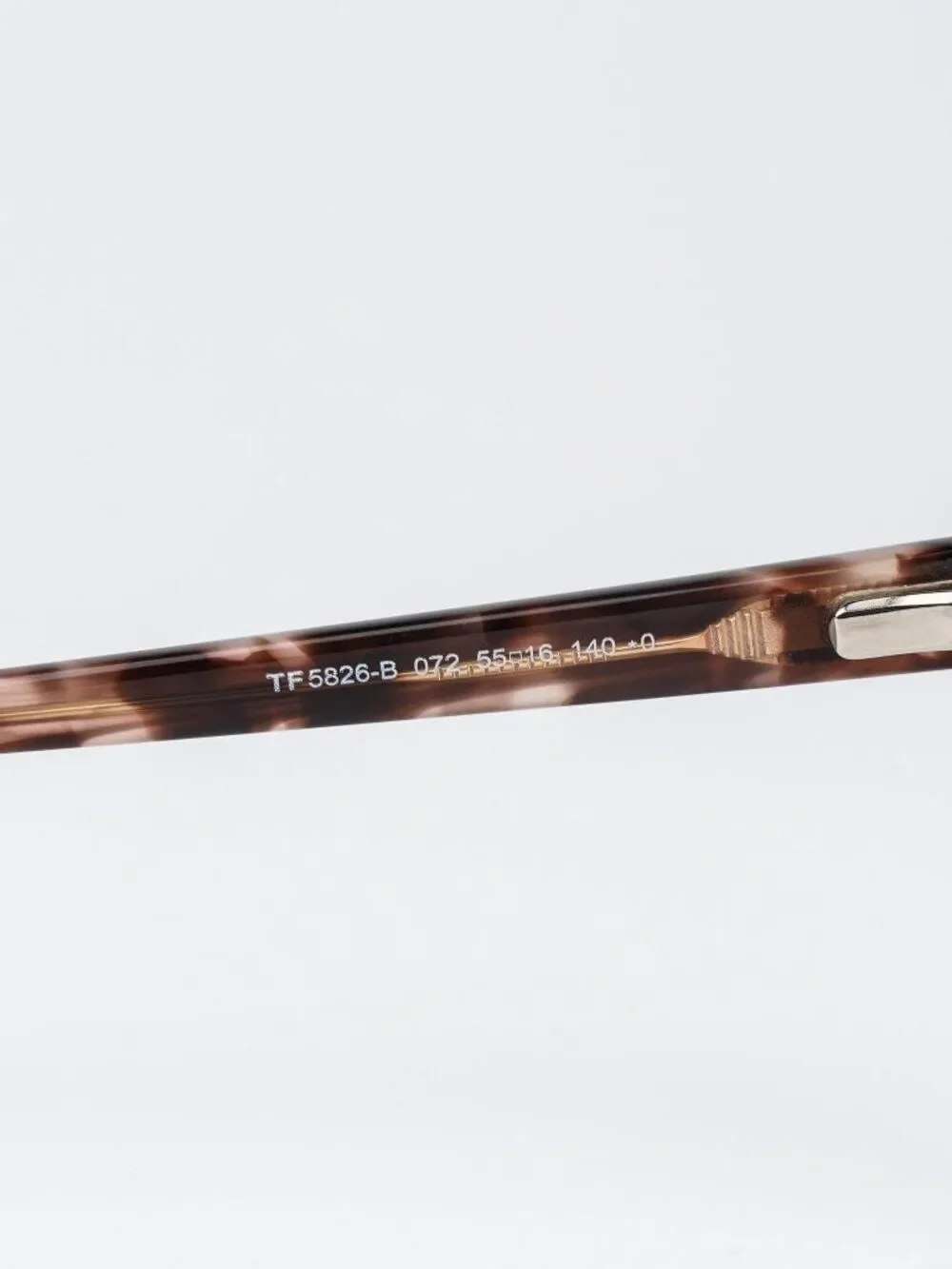 Tom Ford Women Eyeglasses Transparent Pink Cat Eye FT5826-B 072 NEW AUTHENTIC